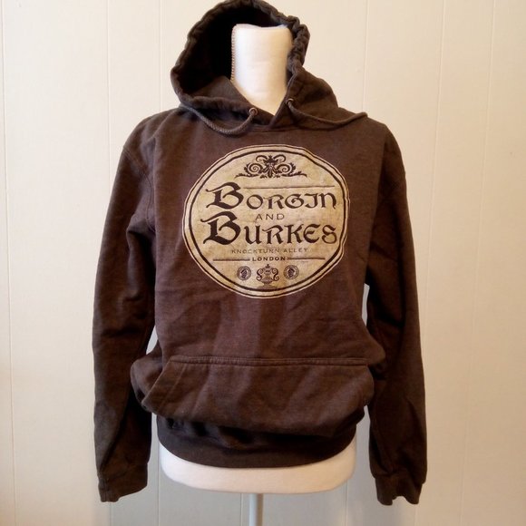 Universal Studios Tops - Harry Potter Universal Studios Gray Borgyn & Burkes London Hooded Sweatshirt Med